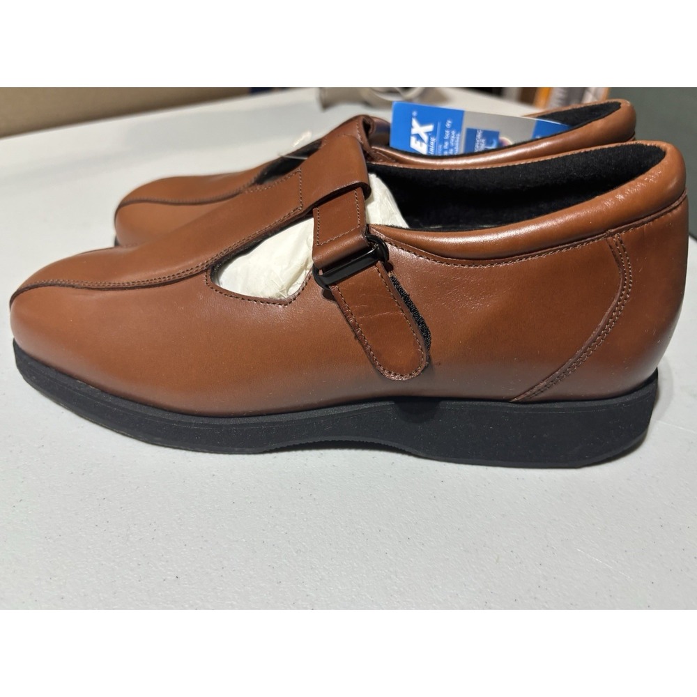 Drew  Terri Leather  T-Strap Shock absorbing‎ Mary Jane Shoes Womens Size 8.5 M